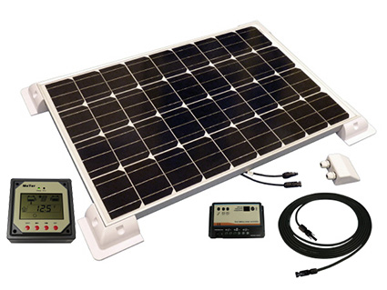 Standard glass solar panels optional extras